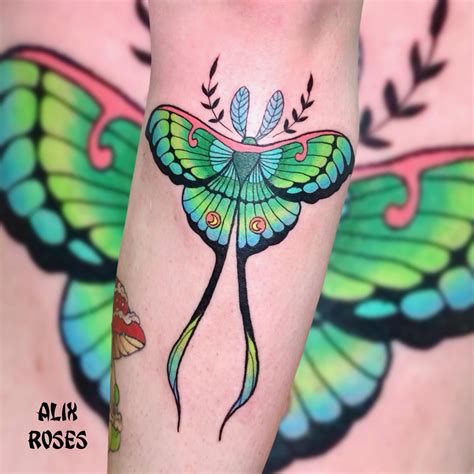 Luna Moth Tattoo Meaning, Designs, Placement, Pros and Cons